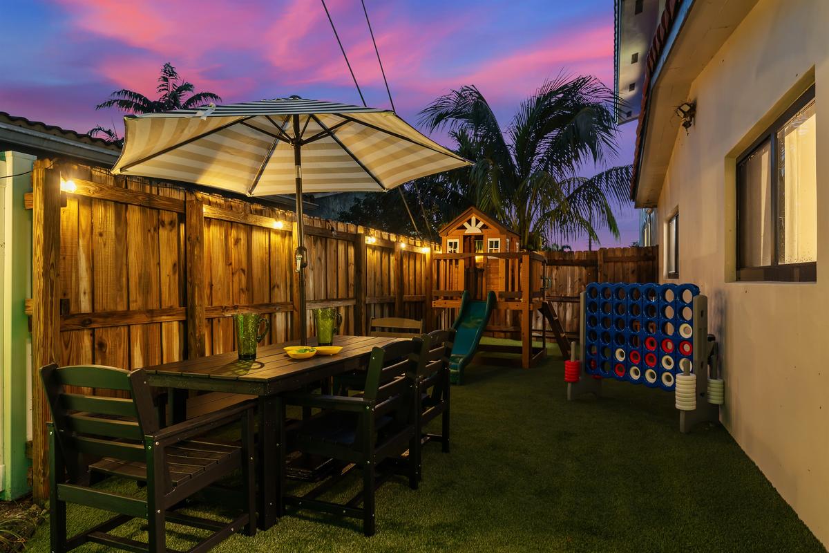 🌅 Golden hour magic at your private park.