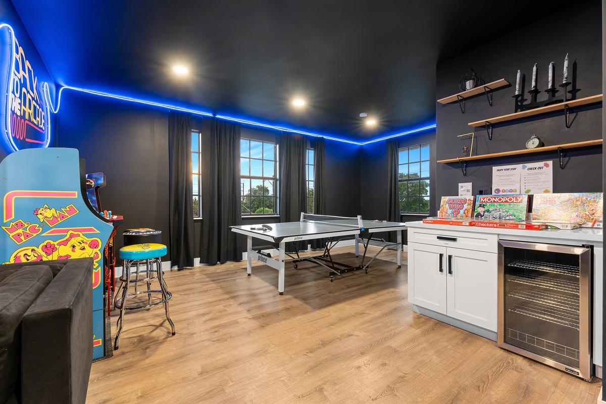 🌟 Get competitive with a round of ping pong in your private entertainment zone.